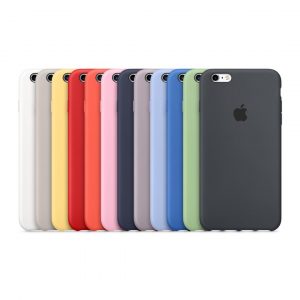 Чехол Silicone Case iPhone 6 Plus/6s Plus (силикон/микрофибра)
