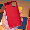 Чехол Silicone Case iPhone 11 (силикон/микрофибра) 46