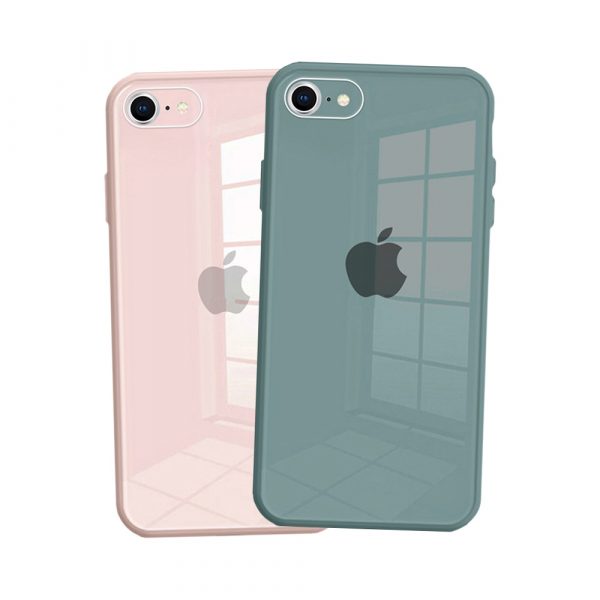 Стеклянный чехол Glass Case iPhone 7/8/SE2