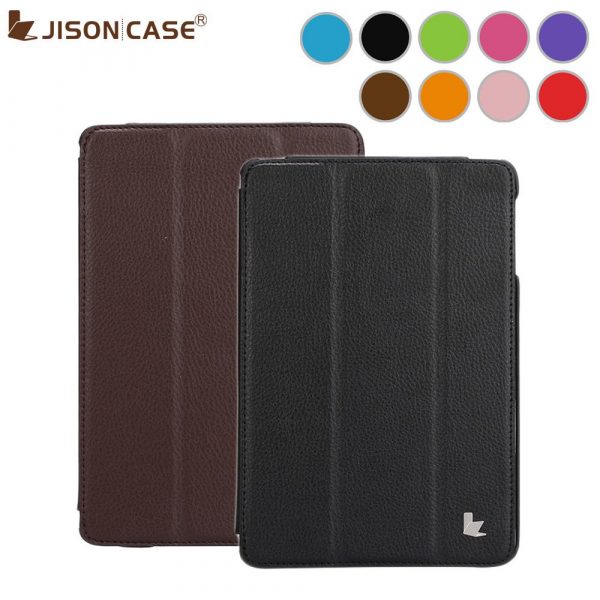 Чехол-книжка JisonCase® Smart Cover iPad mini (кожа)