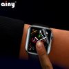 Премиум защитная гидрогелевая плёнка Ainy Apple Watch 38мм 998
