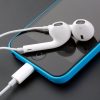 Наушники-вкладыши Apple EarPods с разъёмом Lightning (оригинал) (гарнитура с микрофоном) 845