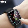 Премиум защитная гидрогелевая плёнка Ainy Apple Watch 42мм 982