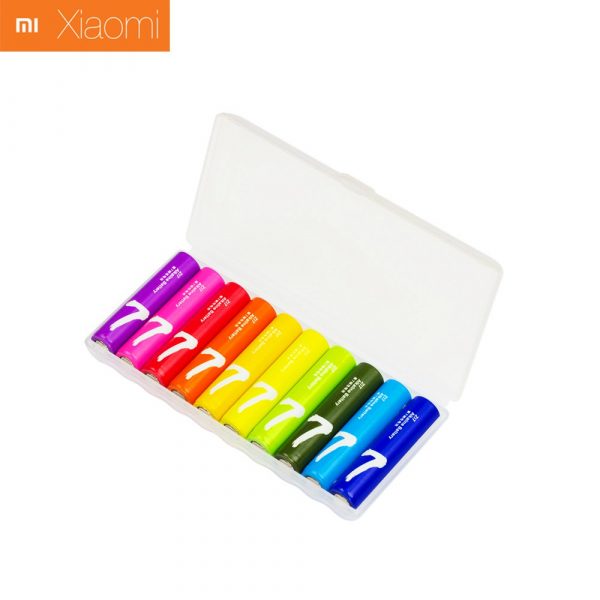 Алкалиновые батарейки Xiaomi Mi Zi7 Rainbow АAA (10 шт)