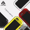 Ударопрочный чехол LOVE MEI® Powerful iPhone 5/5s/SE (алюминий/TPU) 4128