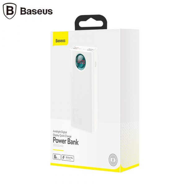 Портативная зарядка BASEUS Amblight Quick Charge (30000 mAh, 65 W) (PPLG-A02)