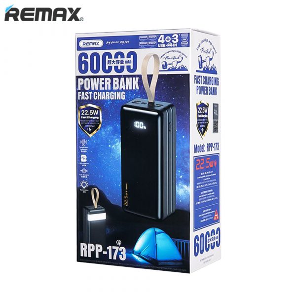 Портативная зарядка REMAX© Hunergy Series (60000 mAh) RPP-173