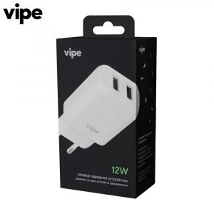 Адаптер питания Vipe© VPTST2UAWHI (2 USB / 12W)