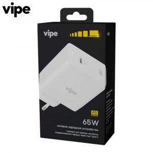 Адаптер питания Vipe© VPTST65WWHI (1 USB-C / 65W)
